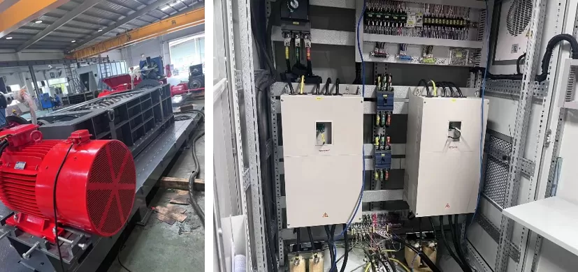 Application of GK620 AC Drives in Dual-axis Crusher